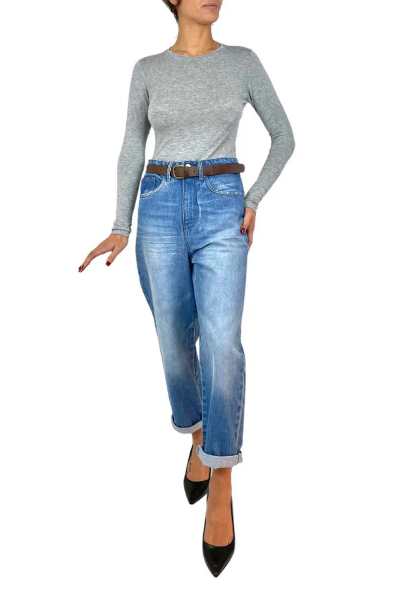 Souvenir - Jeans mom fit- Art. D33E0525 - immagine 3