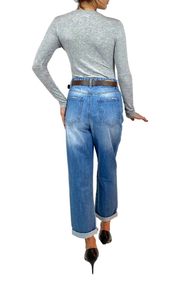 Souvenir - Jeans mom fit- Art. D33E0525 - immagine 4