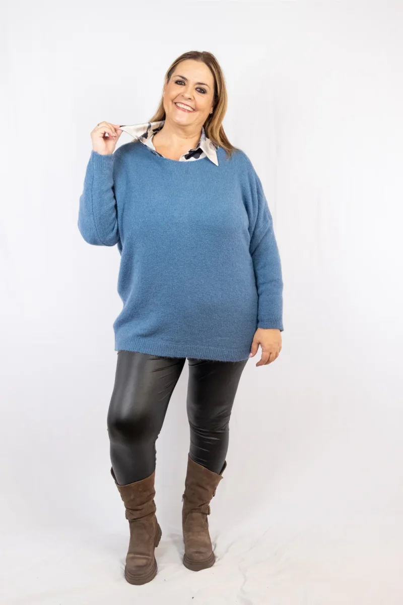 SusyStar - Pullover scollo barca Art. STDE34 - immagine 5