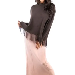 MYASTREET - MAGLIA GIROCOLLO CON FRANGE - Art. M8884