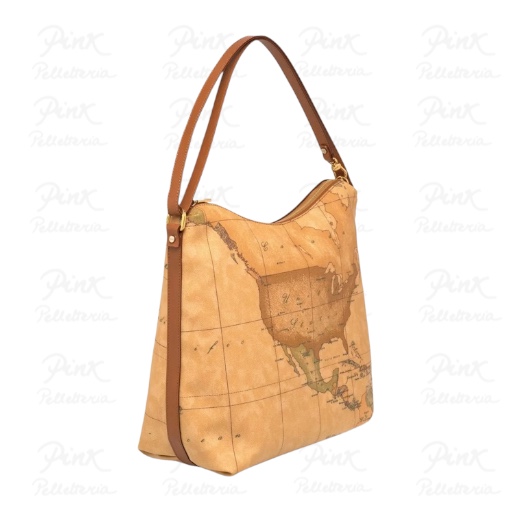 ALVIERO MARTINI PRIMA CLASSE Borsa Media a Spalla C D076 6000 0010 Naturale - immagine 3
