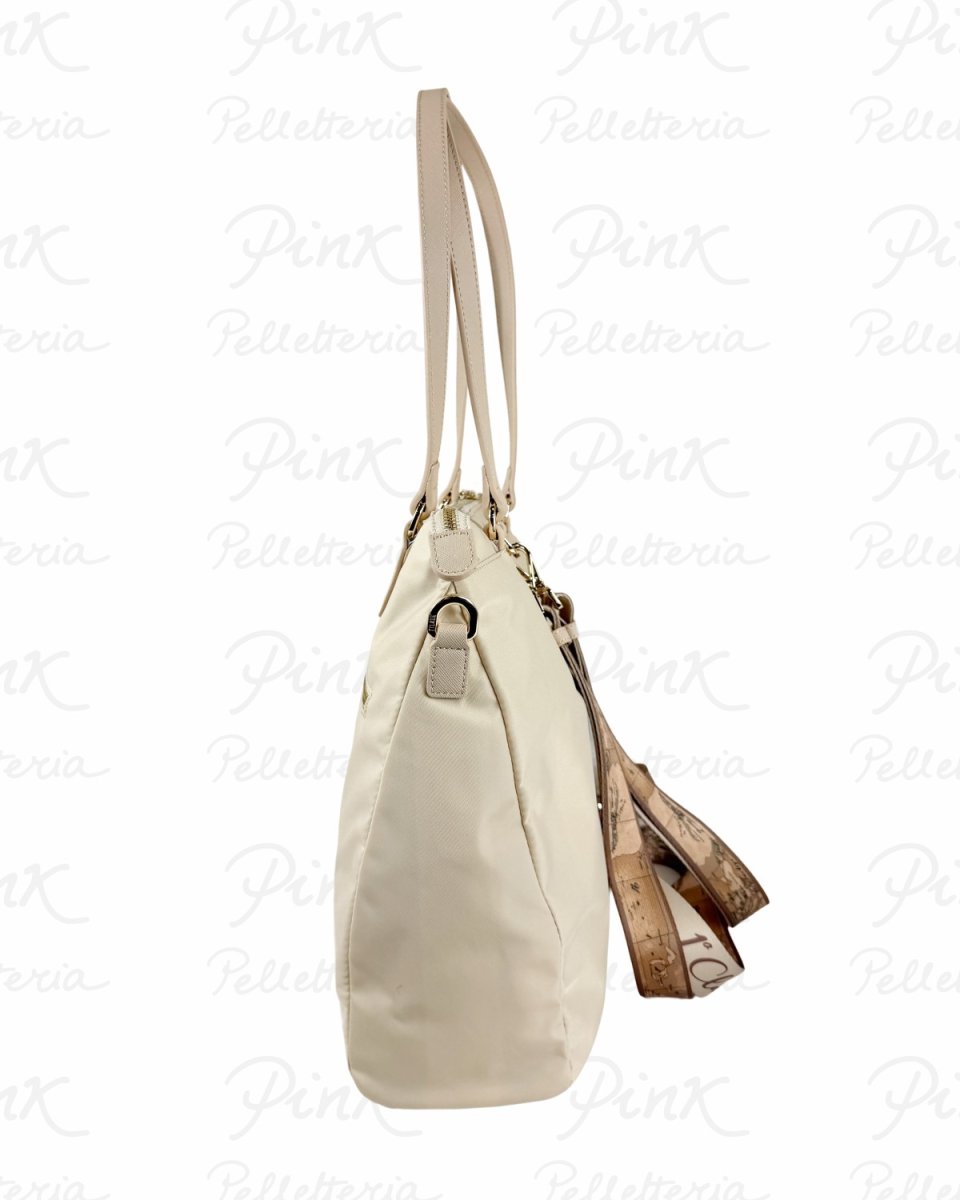 ALVIERO MARTINI PRIMA CLASSE Breeze Nylon Shopper/Zaino c/Tracolla LE48-9762-0928 Champagne - immagine 4