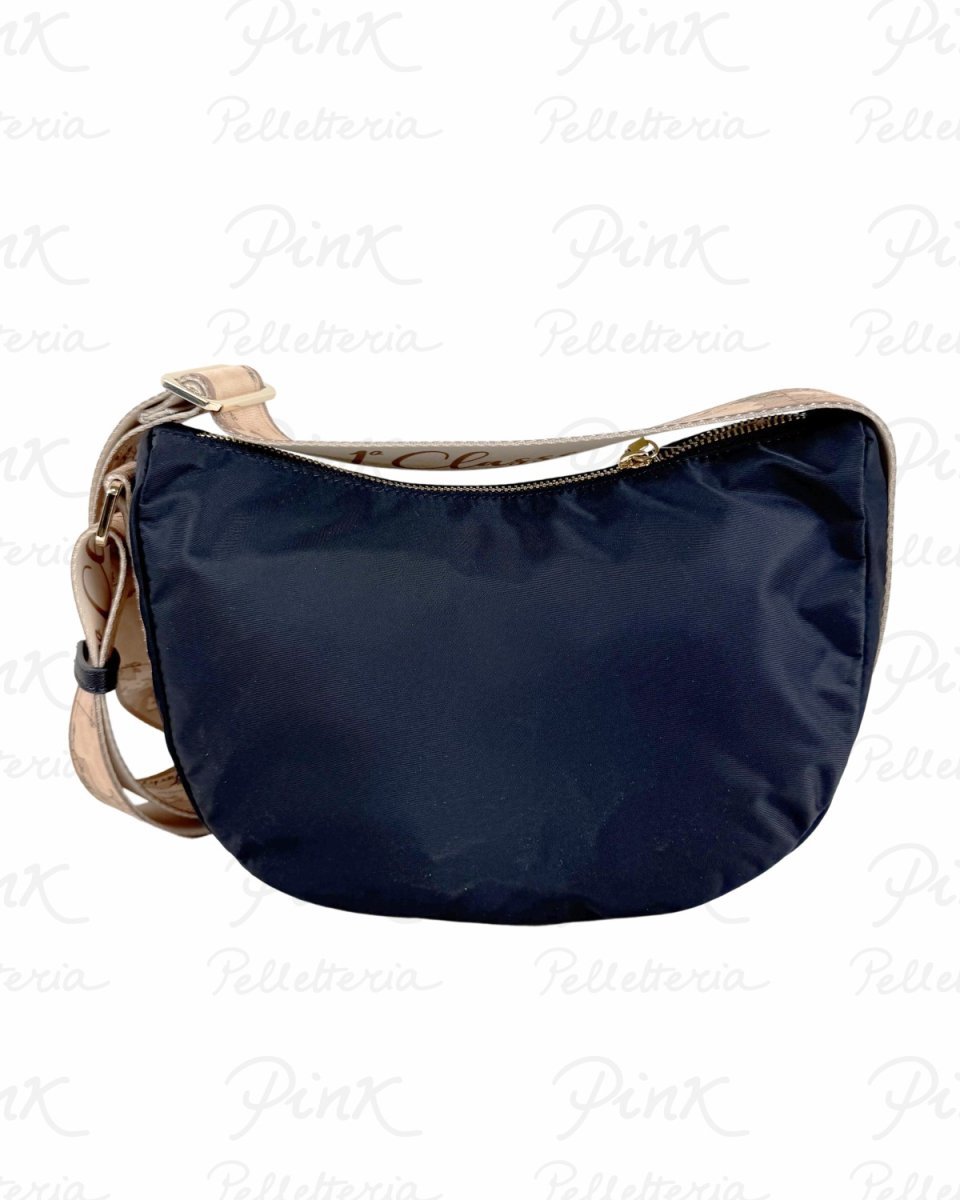 ALVIERO MARTINI PRIMA CLASSE Breeze Nylon Tracolla Mezzaluna Piccola GZ67-9762-0001 Nero - immagine 3