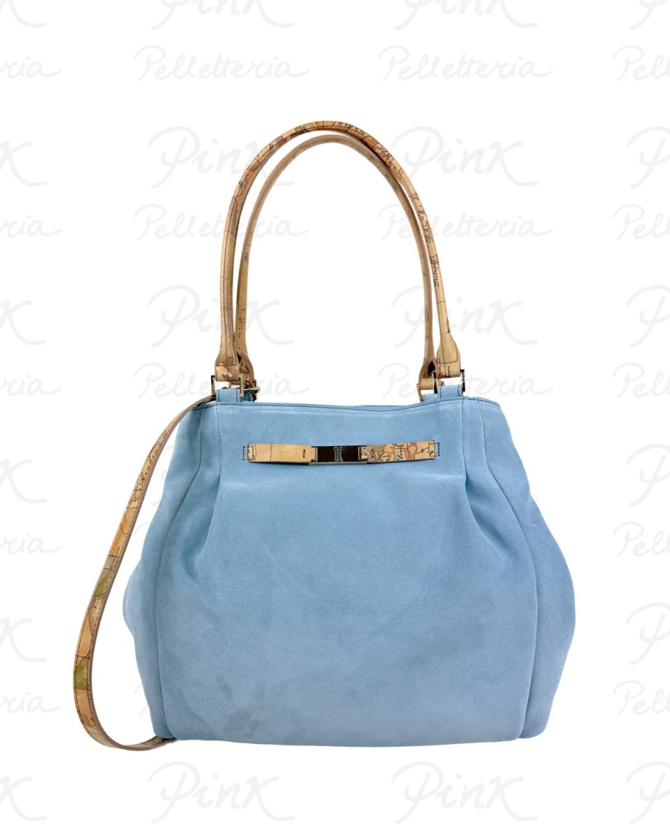 ALVIERO MARTINI PRIMA CLASSE Country Bag Maxi Shopper LF01-S646-0186 Azzurro Cielo - immagine 2