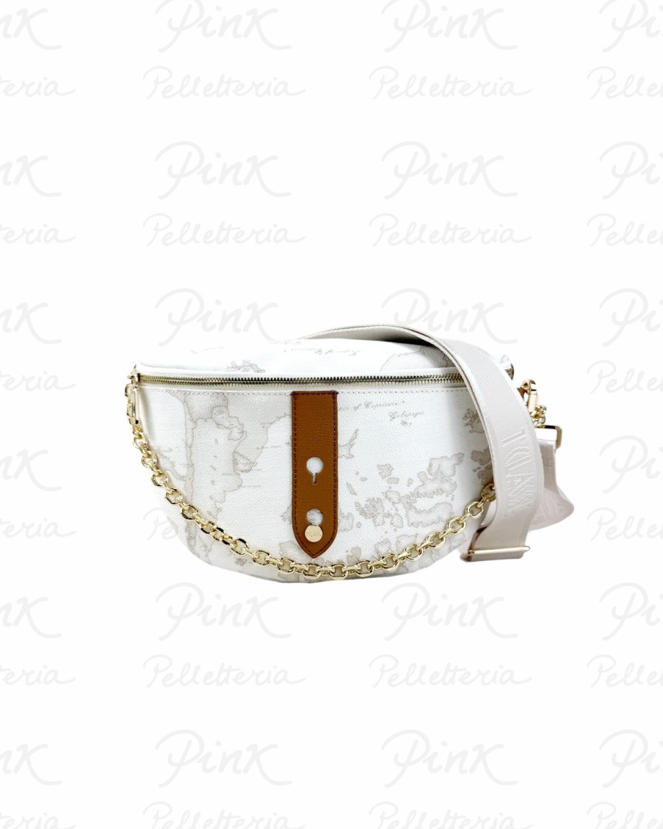 ALVIERO MARTINI PRIMA CLASSE Escape Geo Marsupio PQ09-W616-0900 Bianco