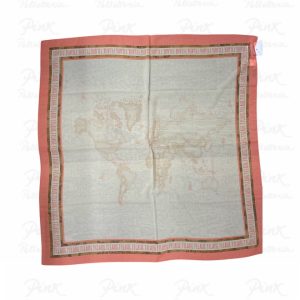 ALVIERO MARTINI PRIMA CLASSE Foulard Logo Cornice F132-1841-0385 Rosa Confetto