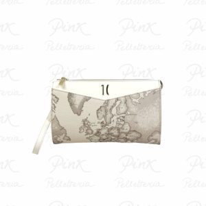 ALVIERO MARTINI PRIMA CLASSE Rituals Geo Safari Clutch Polsiera Staccabile PQ12-9398-0937 Rafia