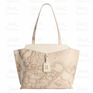 ALVIERO MARTINI PRIMA CLASSE Rituals Geo Safari Shopper LE66-9398-0937 Rafia