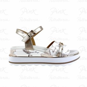 ALVIERO MARTINI PRIMA CLASSE Sandalo 2466-0371-X132 Geo Latte/Platino.
