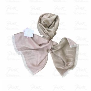ALVIERO MARTINI PRIMA CLASSE Sciarpa Doppio Filetto S647-1848-0385 Rosa Confetto