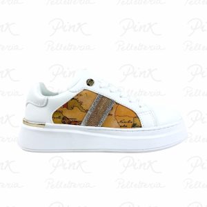 ALVIERO MARTINI PRIMA CLASSE Sneaker 2424-0208-X013 Bianco/Geo Beige.