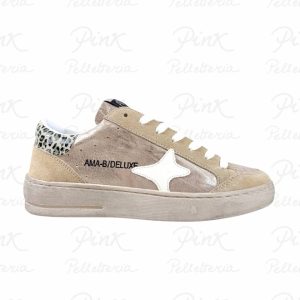 AMA-BRAND Slam Sneaker 4529 Dore’/Leopard