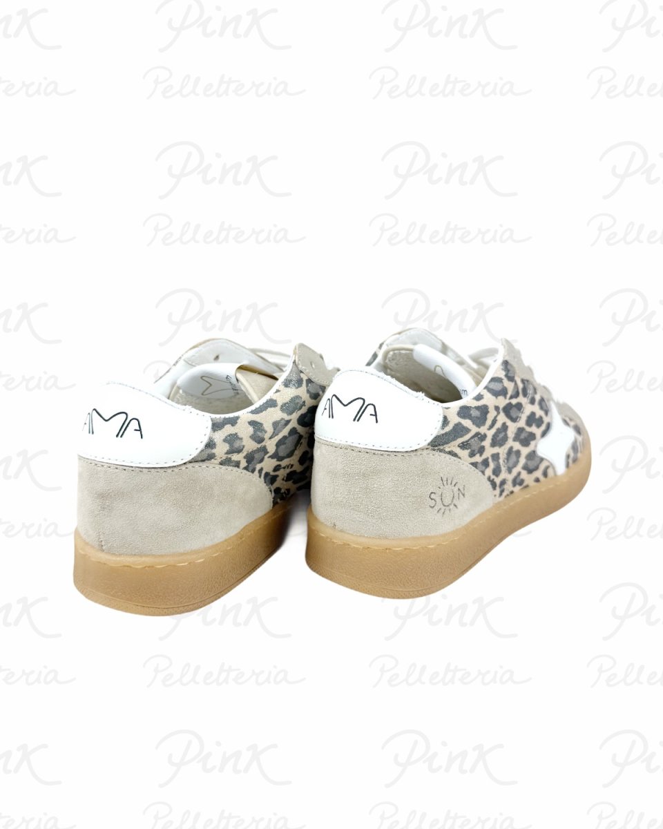AMA-BRAND Sun Sneaker Low 4565 Leopard Laminato. - immagine 4