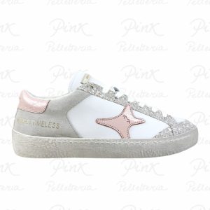 AMA-BRAND Time Sneaker Bassa 4602 Neutro/Rosa
