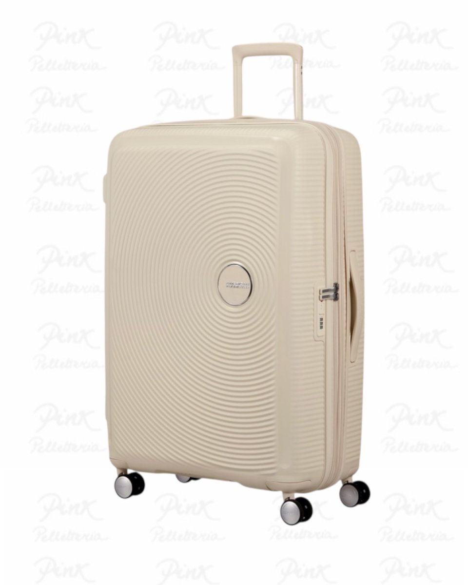 AMERICAN TOURISTER Soundbox Spinner 77/28 tsa exp 32G*25003 88474 Coconut Sand - immagine 4