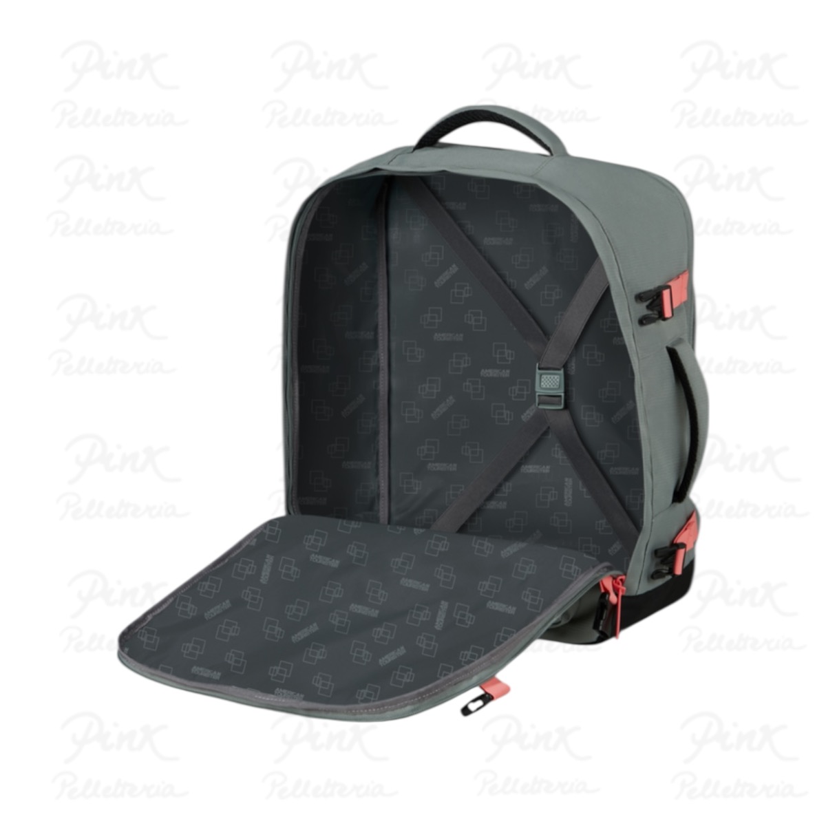 AMERICAN TOURISTER Take2cabin Casual Backpack MS 91G*24009 150909 Sage/Coral - immagine 4