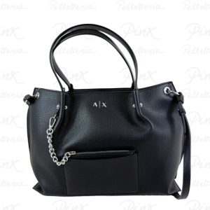 ARMANI EXCHANGE Woman Mila Shopping Medium XW001211-AF15625-UC001 Black