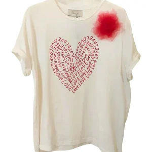 Souvenir - T-shirt scritte cuore - Art. R35Y0708