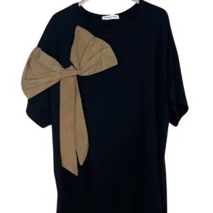 Red Carpet Roma - T-shirt girocollo con fiocco - 240182RAH