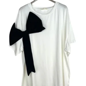 Red Carpet Roma - T-shirt girocollo con fiocco - 240182RAH