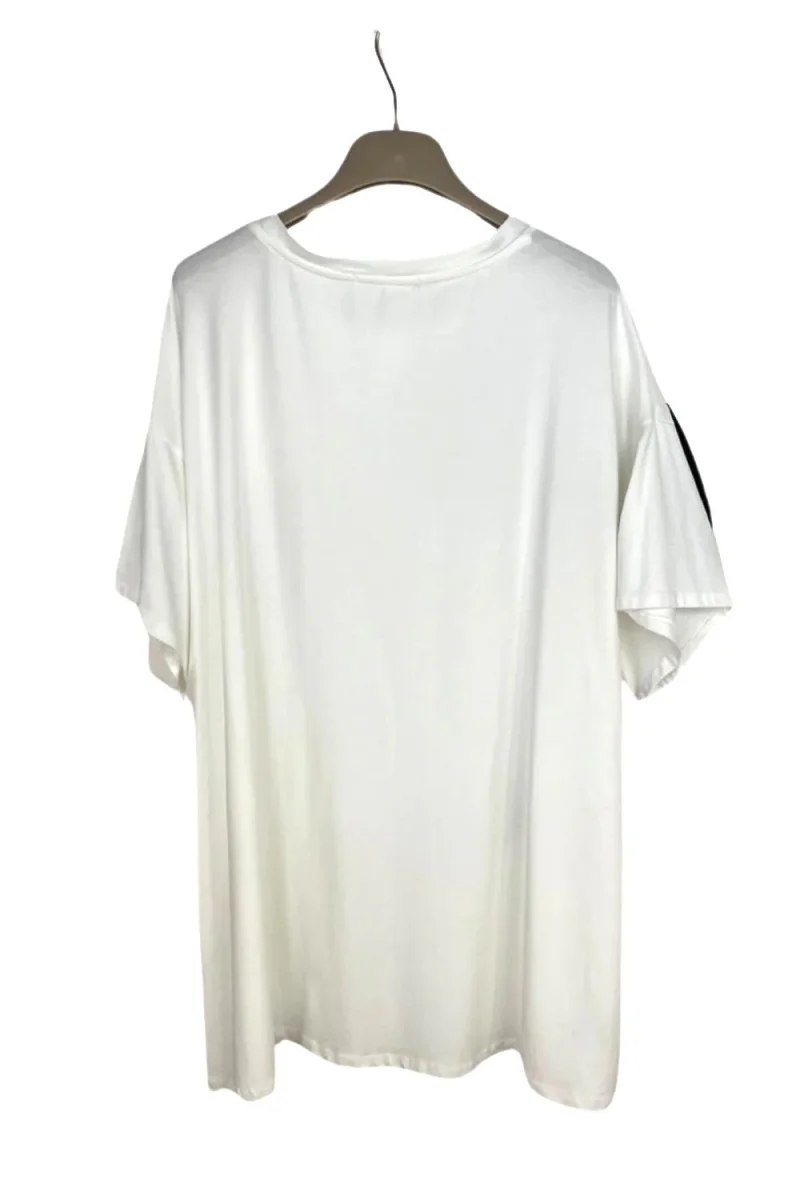 Red Carpet Roma - T-shirt girocollo con fiocco - 240182RAH - immagine 3