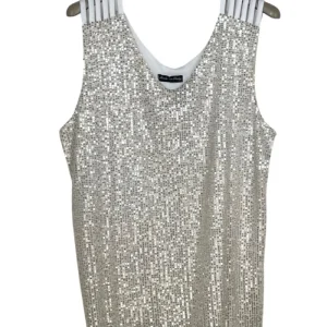 Red Carpet Roma - Canotta paillettes spalla larga - 7445RAH