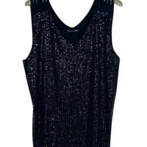 Red Carpet Roma - Canotta paillettes spalla larga - 7445RAH