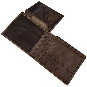 PHH22MS PORTAFOGLIO UOMO INTRECCIATO IN PELLE INTRECCIATA MARRONE SCURO