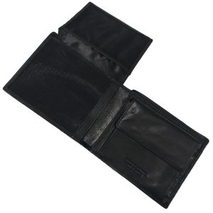 PHH22N PORTAFOGLIO UOMO INTRECCIATO IN PELLE INTRECCIATA NERO