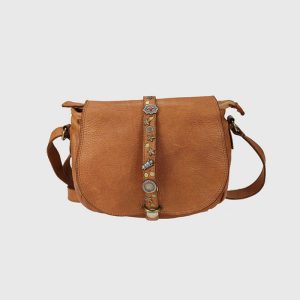 AJALA BORSA A TRACOLLA IN PELLE VINTAGE – DISPONIBILE IN VARI COLORI