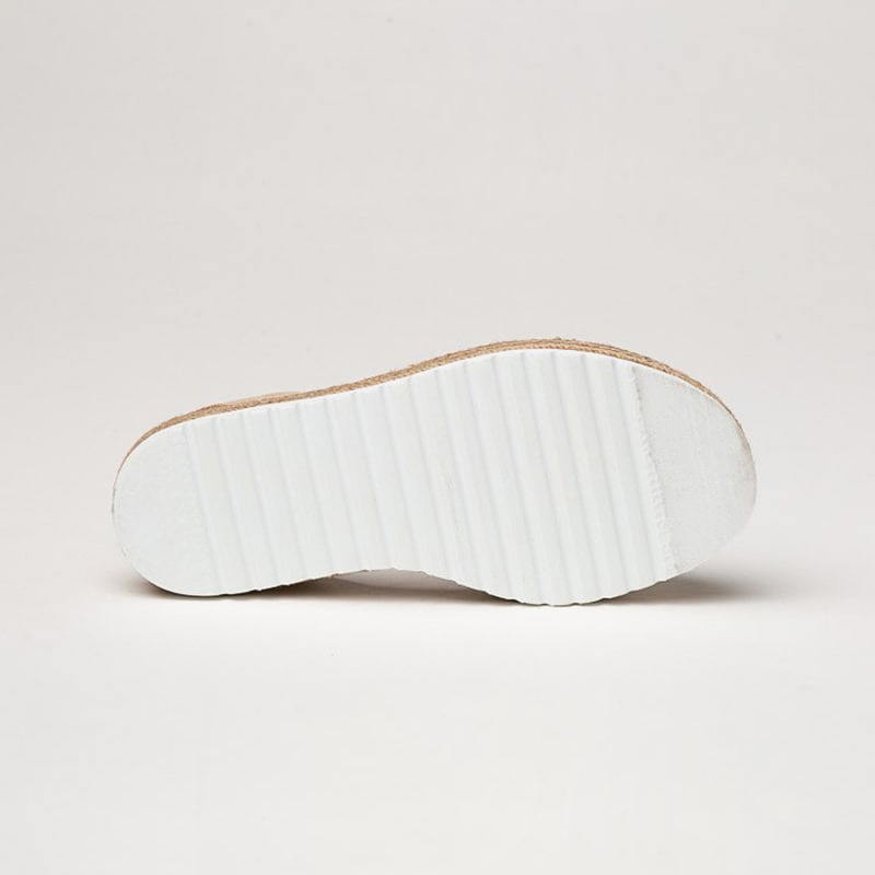 ALMA SCARPA IBICENCA DONNA PELLE CANVAS COLORE BEIGE - immagine 5