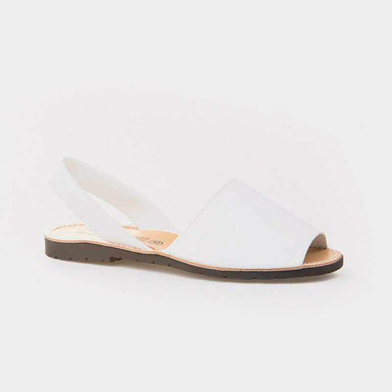 MINORCHINE BIANCHE SANDALI DONNA PELLE AMAIA - immagine 3