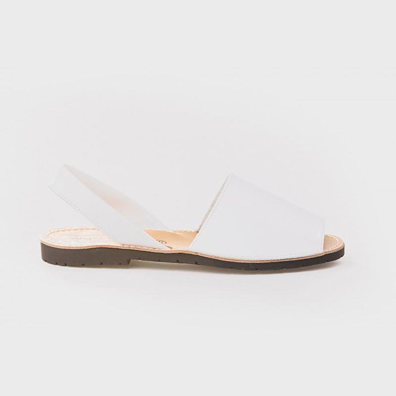 MINORCHINE BIANCHE SANDALI DONNA PELLE AMAIA - immagine 4