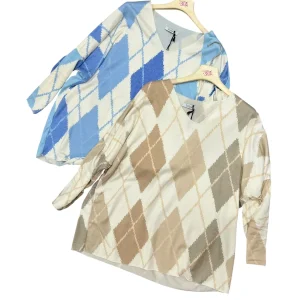 Maglia filo fantasia rombi - abbigliamento - Stilosa