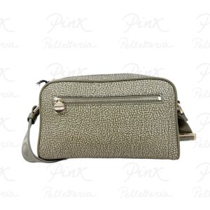 BORBONESE Eco Line Borsa Camera Case S. Tess. Ricicl. st. Op/Vitello 934115I15 N41 Olive