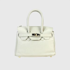 TEJAL BORSA IN PELLE BOTTALATA PLACCATURA COLOR ORO – DISPONIBILE IN VARI COLORI