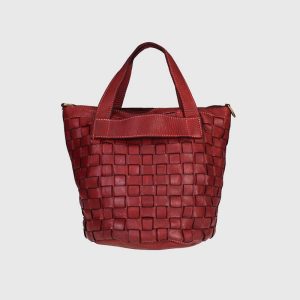 BORSA INTRECCIATA PELLE TINTA IN CAPO PANFILA – DISPONIBILE IN VARI COLORI