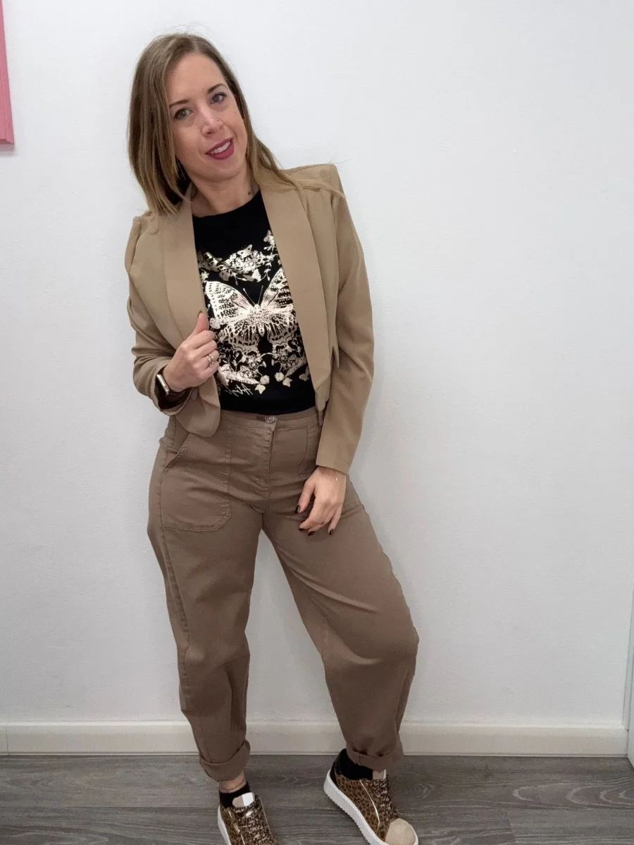 Panta ballon con tasconi - abbigliamento - Stilosa - immagine 3