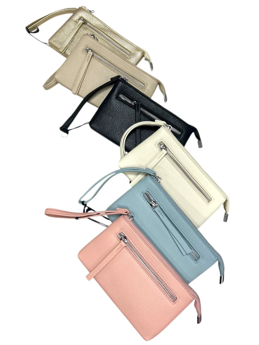 Bustina 2 zip con laccio - Borsa - Stilosa - immagine 2