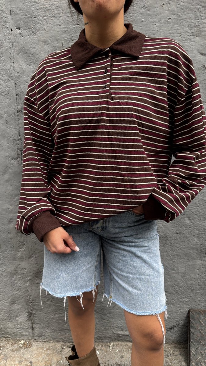 Polo in filo con bottoni - immagine 5