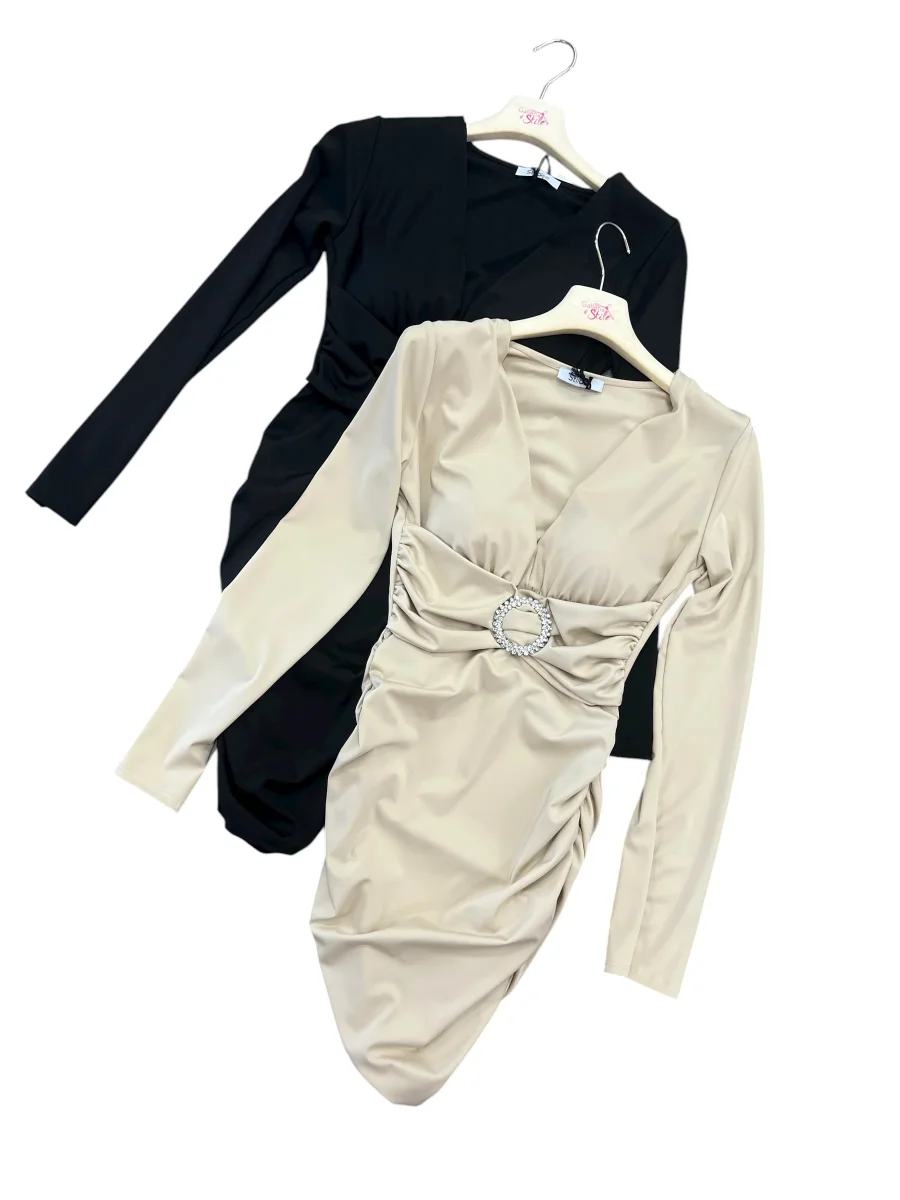 Abito con cintura cerchio - abbigliamento - Stilosa - immagine 4