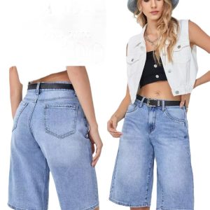 Bermuda in jeans basic - abbigliamento - Stilosa