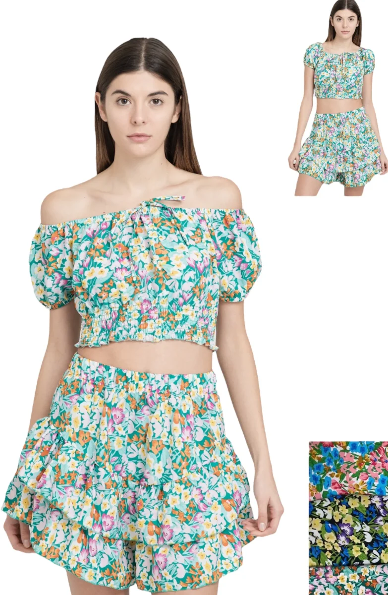 Completo top e short - abbigliamento - Stilosa - immagine 3