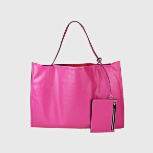 BORSA SHOPPER IN PELLE MARTELLATA CAMELIE – DISPONIBILE IN VARI COLORI