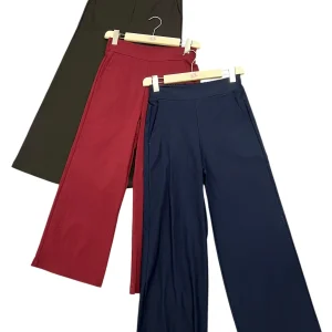 Panta tecnico palazzo stretch - abbigliamento - Stilosa