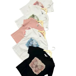 T-shirt skinny butterfly - abbigliamento - Stilosa