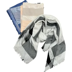 Foulard fasce tono su tono irridescenti - Sciarpa - Stilosa