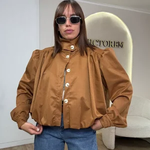 Jacket manica a sbuffo