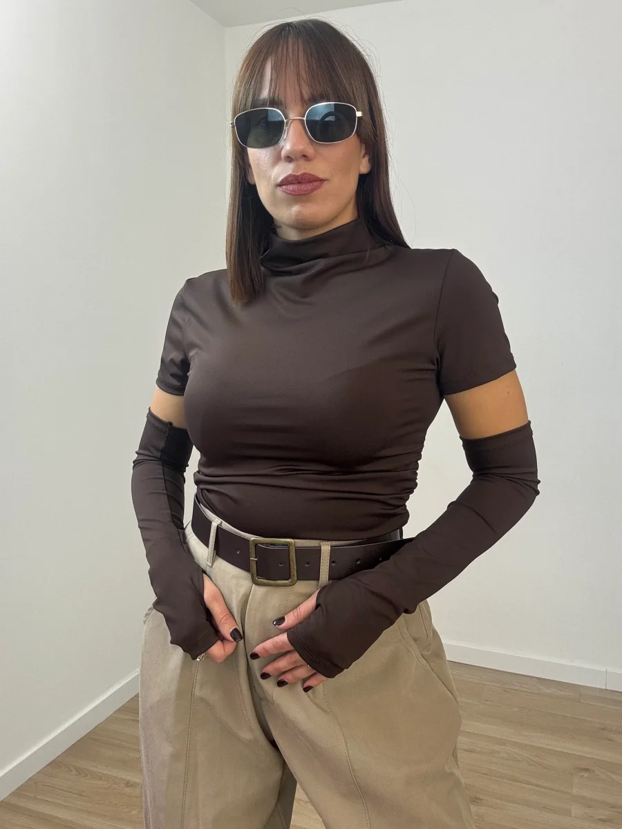 Maglia manicotti lycra