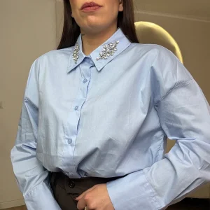 Camicia collo gioiello